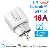 16A 20A EU Smart Socket WiFi Smart Plug Sockets Stebėjimo laiko funkcija Valdymas balsu Veikia su Tuya APP Alexa Google Home