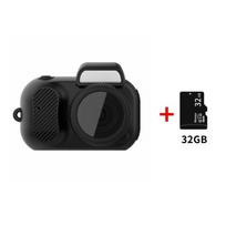 Mini kamera su ekranu vidaus namų lauko sporto HD 1080p nešiojama vintage labai maža vaizdo įrašymo kamera vaizdo įrašymo priemonė, palaikoma TF kortelė + 32G TF card