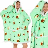 Pledas-megztinis moterims 2in1 Avocado, žalias, Universalus