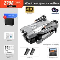 2024 m. naujasis Z908 Pro MAX Drone 4K HD Professional ESC dvigubos kameros optinio srauto padėties nustatymo nuo vėjo 2.4G WIFI kliūčių išvengimo keturkopteris Dual 4K 2B Gray