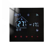 Programuojamas termostatas dujinis katilas/elektrinis/vandeninis grindų šildymas 3A/16A LCD ekranas šiltų grindų temperatūros reguliatorius For Electric Heating juoda