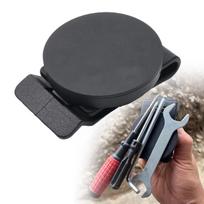 Diržo spaustukas Gręžimo sraigto laikiklis Lengvai montuojamas Patogus pakeitimas 66mm black