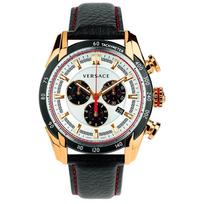Versace VDB040014 V-Ray Analoginis Ekranas Kvarcinis Juodas Vyriškas Laikrodis