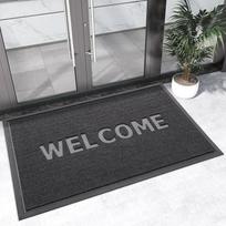 Lauko įėjimo durų neslystanti įėjimo kilimėlis Įėjimo komercinis kojų kilimėlis Viešbučio prekybos centro durų kilimėlis 45*75cm gray