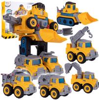 Robotas transformeris konstruktorius Automobiliai, 5in 1