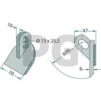 Varžtas su Užrakinimo veržlė M10 x 1.5 x 80 mm