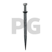 20 X 220 Akėčių noragas M16 Quenched and tempered, Tiesus