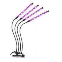 INF augalų lempa / augalų lemputė su 4 lanksčiomis LED fluorescencinėmis lempomis, 1 pakuotė WELLNGS