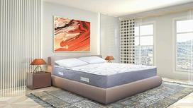 "Talamo Italia Ersa" dvivietis čiužinys, "Memory Foam Trioform", ergonomiškas čiužinys, apsaugotas nuo erkių ir hipoalerginis, 100 % pagamintas Italijoje, 160 x 190 x 25 cm