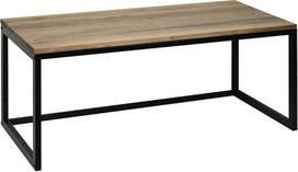 DS Dropshipping ICub Three Eco Industrial Bench 40 cm aukščio medžio masyvo ir dažyto plieno