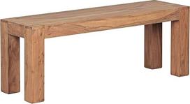 KADIMA DESIGN Kaimo stiliaus suoliukas Akacijų medžio masyvas 160/180 x 45 cm 200/250 kg apkrova Rankų darbo smėlio spalvos dydis: 120 x 35 x 45 cm