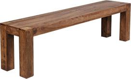 KADIMA DESIGN Kaimo stiliaus suoliukas Akacijų medžio masyvas 160/180 x 45 cm 200/250 kg apkrova Rankų darbo spalva: ruda Dydis: 160 x 35 x 45 cm