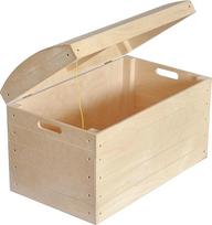 Kūrybinis Deco didelė medinė skrynia Suoliukas Piratų skrynia 56,5 x 33 x 36,5 cm lobių skrynia su dangčiu ir rankenomis Neapdorota piratų dėžė Medinė dėžė Žaislų dėžė Skrynia Mediena