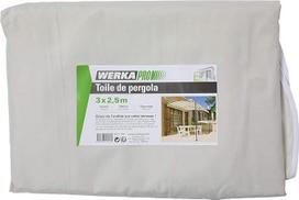 WERKA PRO Pergolos audinys kreminis 3 x 2,5 m 180 g/m2