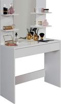 "Trendteam Basix Smart Living" Vaikų miegamojo tualetinis staliukas Tualetinis staliukas su daug vietos 85 x 140 x 40 cm baltos spalvos