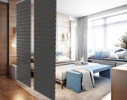 "YourCasa" pakabinamas kambario pertvaros dizaino elementas, 120 x 240 cm permatomas kambario pertvaros ekranas, skirtas daugiafunkcinei privatumo apsaugai, akį traukianti bet kurio kambario puošmena