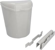 Cartrend Karavano šiukšliadėžė su dangčiu ir laikikliu 6 litrų Camping Accessories Caravan Motorhome Caravan Accessories Grey