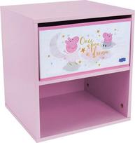 Fun House Kinder Peppa Pig 713497 Naktinis staliukas su stalčiumi H.36 x L 33 x 30 cm