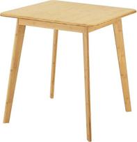 [en.casa] Närpes valgomojo stalas Kvadratinis 70 x 70 cm virtuvės stalas Valgomojo stalas 2 asmenims Bambukas