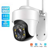 6MP Tuya WiFi Lauko Apsaugos Automatinio Sekimo PTZ IP Kamera Išmanieji Namai CCTV Wifi Stebėjimo Kamera Alexa Google 6MP Tuya Camera