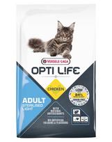 VERSELE-LAGA Opti Life Cat Sterlised/Light Chicken 7.5 kg sterilizuotoms katėms