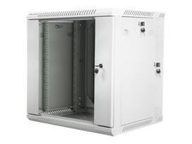 Lanberg | Rack cabinet 19" double-section wall-mount 12U/600x600 (flat pack) | WF02-6612-10S | Grey|WF02-6612-10S