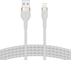Belkin Flex Lightning/USB-A 2m mfi cert., white CAA010bt2MWH
