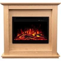 AFLAMO SUND 45 OAK pastatomas elektrinis židinys su apdaila