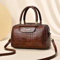 Women Tote Handbags Design Leather Female Shoulder Bag Fashion Shopping Crossbody Bag Quality Leather Women's Boston Pillow Bag