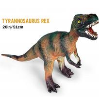 Guminis dinozauras - tiranozauras Rex su garsais - 50cm