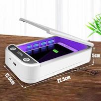 Dezinfekavimo dėžutė UV 10w daugiafunkcė mobiliojo telefono belaidžio įkroviklio dezinfekavimo dėžutė, visiškai uždaryta balta valymo dėžutė 1PCS balta