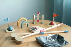 Vaikiškas mini golfo rinkinys