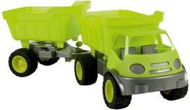 Mochtoys plastikinis sunkvežimis su priekaba – žalias