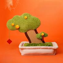 Nest Cat Scratching Board  Warm Cat Bed  Universal for All Seasons  Cute and Bite-resistant Funny Cat Pet Bed  Cat Nest 53*44*57cm