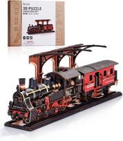 3D medinis konstruktorius Robotime Steam Journey