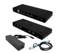 I-TEC Universal Dual 4K Display Docking Station PD 85W + USB-C Charger 100W