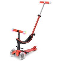 Paspirtukas Micro Mini2Grow Deluxe Magic Led Red