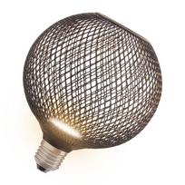 Dekoratyvinė LED lemputė OSRAM FLAT, E27 G125BK, 3,5 W, 2700K, 300 lm, NON-DIM, juodos sp.