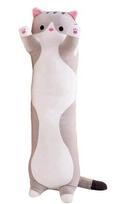 Pliušinis žaislas-pagalvė , pilkas, 110 cm.