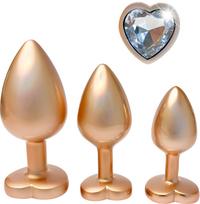 Dreamtoys Pearl Gold metalinių analinių kaiščių rinkinys - Smėlio spalva