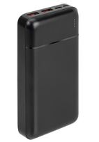 Išorinė baterija RIVACASE VA2102, 20000 mAh, QC/PD 22.5W, 2x USB A, 2x USB C, EU, juoda