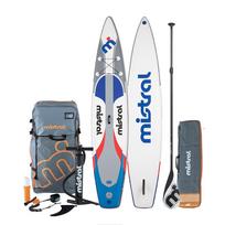 Pripučiamos irklentės komplektas Mistral Spirit Race SUP 12.6 set