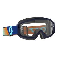 Akiniai Scott Goggle Split OTG royal blue/orange clear works