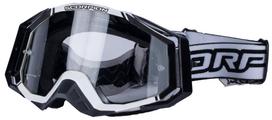 Akiniai SCORPION Goggle white/black antifog clear