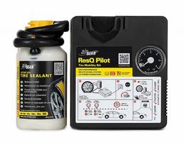 AirMan ResQ Pilot 12V Compressor + 300 ml Tire Sealant - Tire Mobility KIT