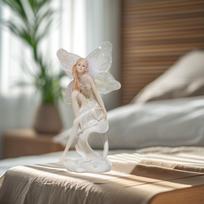 Fėjos Statulėlė, Figūrėlė, Rankdarbių Skulptūrėlė, Stalo Ornamentas Dekoracija