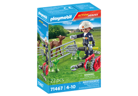 Ugniagesių misija: gyvūnų gelbėjimas PLAYMOBIL ACTION HEROES 71467