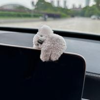 Mielas animacinis pliušinis koala automobilio interjero dekoracija Automobilio galinio vaizdo veidrodžio valdymo ekrano dekoracija Automobilio interjero aksesuarai Dovanos pilka spalva