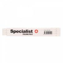 SPECIALIST+ sulankstomas plastikinis metras, 2 m