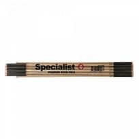 SPECIALIST+ sulankstomas medinis metras, 2 m